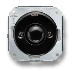 Insats dimmer universal LED 4-100W svart porslin - Fontini infällt