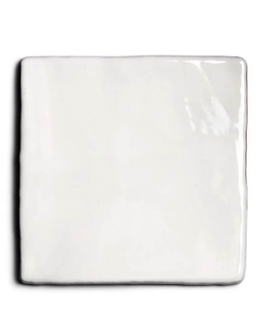 Kakel Mayfair - Elfenbensvit 13 x 13 cm blank, lätt vågigt