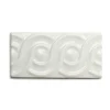 Kakel Victoria - Bård öglor 7,5 x 15 cm elfenbensvit, blank