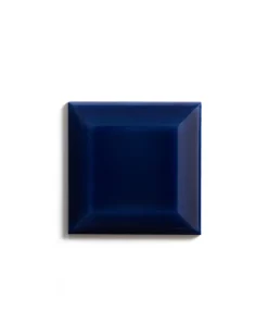 Kakel Victoria - Fasad kant 7,5 x 7,5 cm ultramarinblå