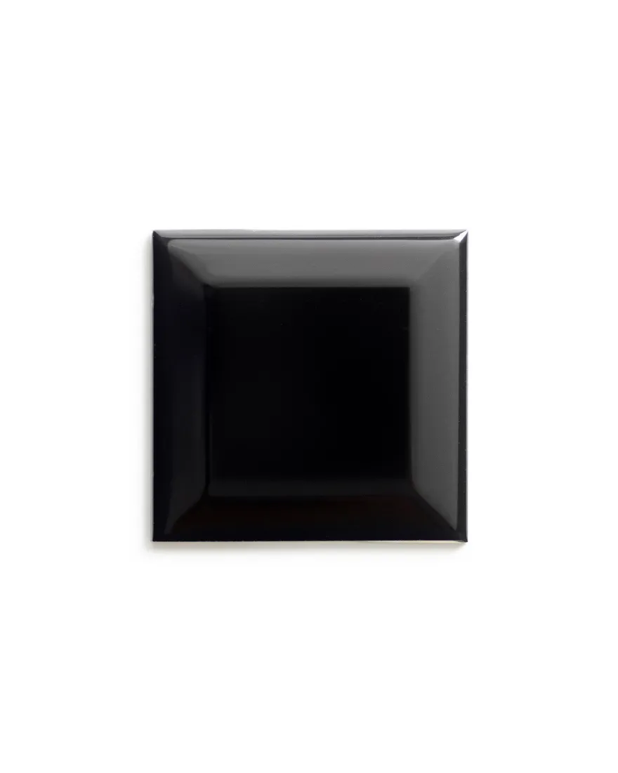 Kakel Victoria - Fasad kant 7,5 x 7,5 cm svart, blank