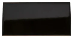 Kakel Victoria - 7,5 x 15 cm svart, blank