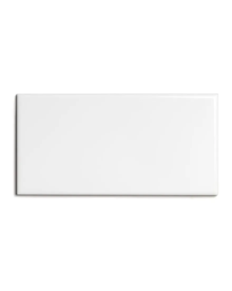 Kakel Victoria - 7,5 x 15 cm vit, blank