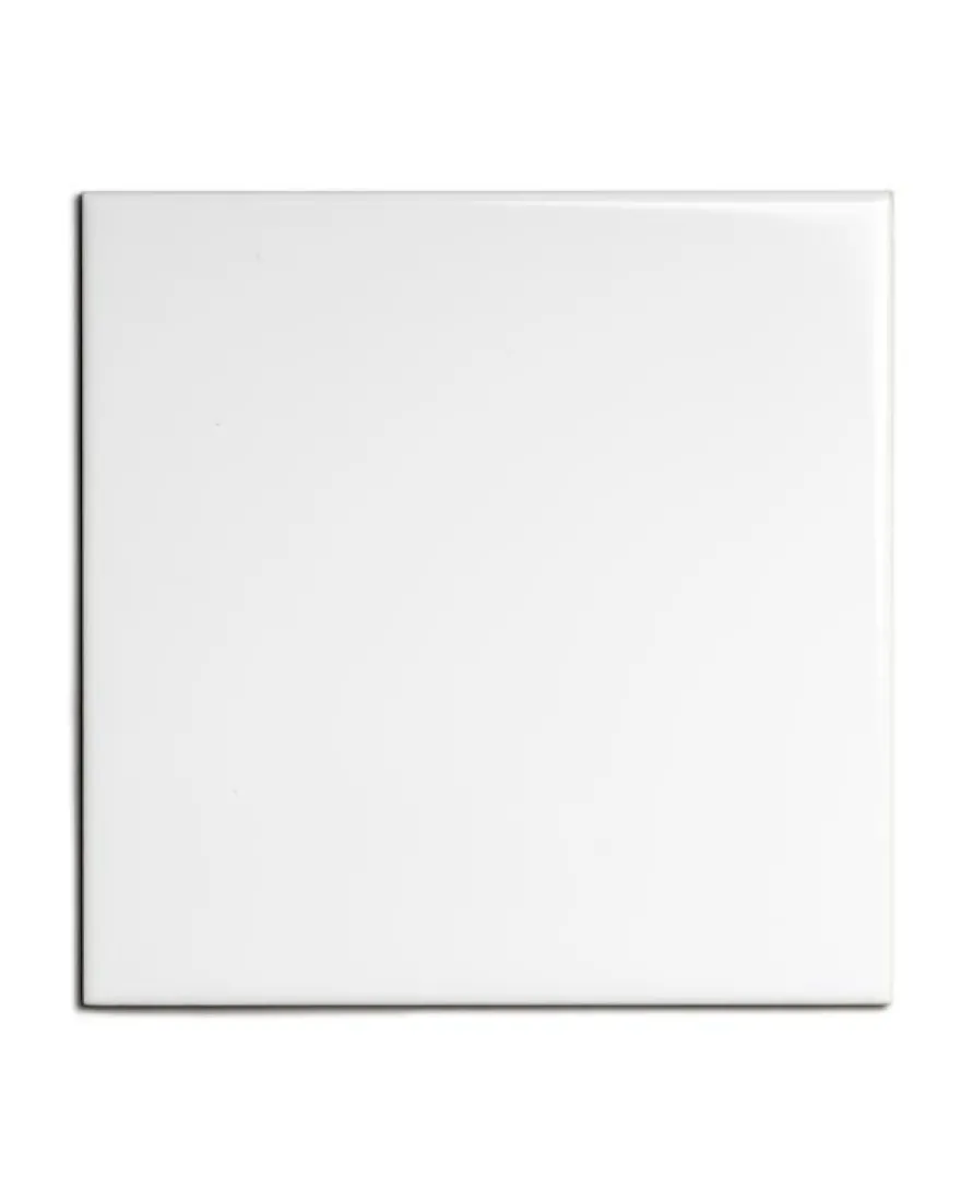 Kakel Victoria - 15 x 15 cm vit, blank