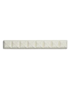 Kakel York - Dekorlist relief 2,5 x 19,8 cm mandel