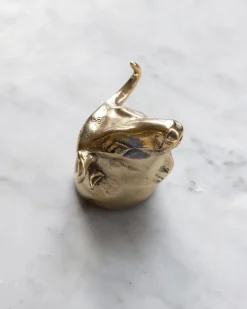 Kapsylöppnare mässing - Tjurskalle