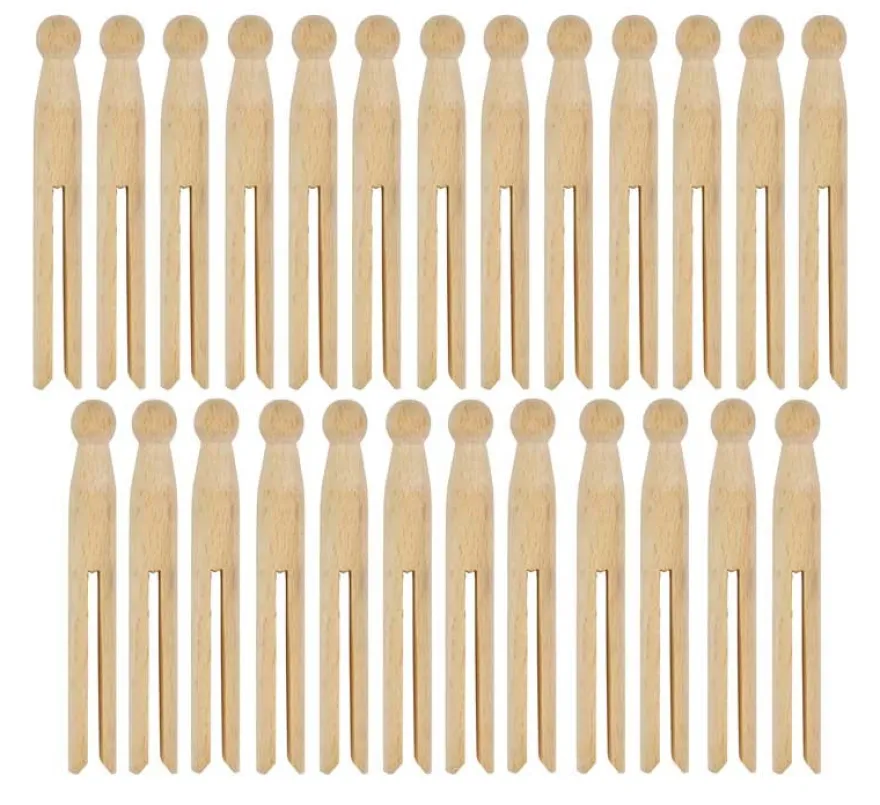 Klädnypor - Gammaldags 25-pack