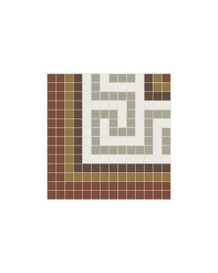 Klinkerfris hörn - Mosaik Regent Röd