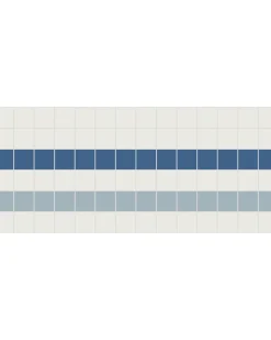 Klinkerfris - Mosaik Mayfair Blå