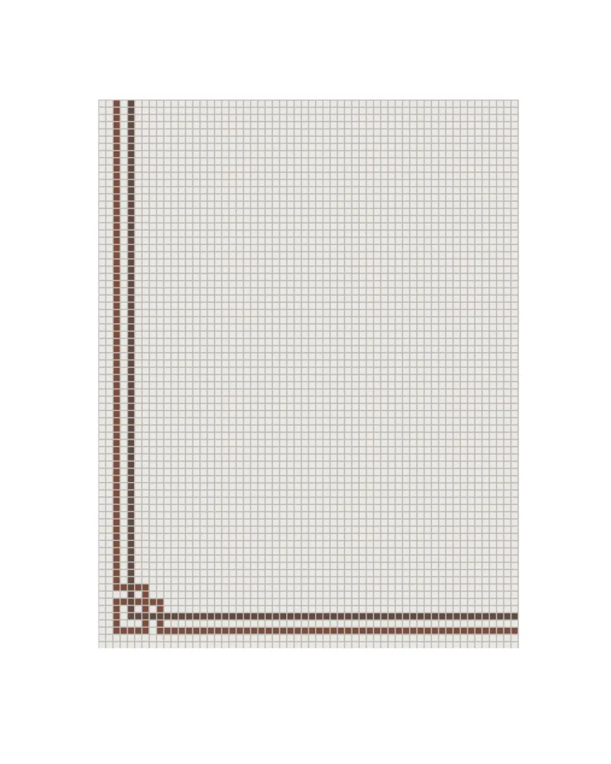 Klinkerfris - Mosaik Mayfair Röd