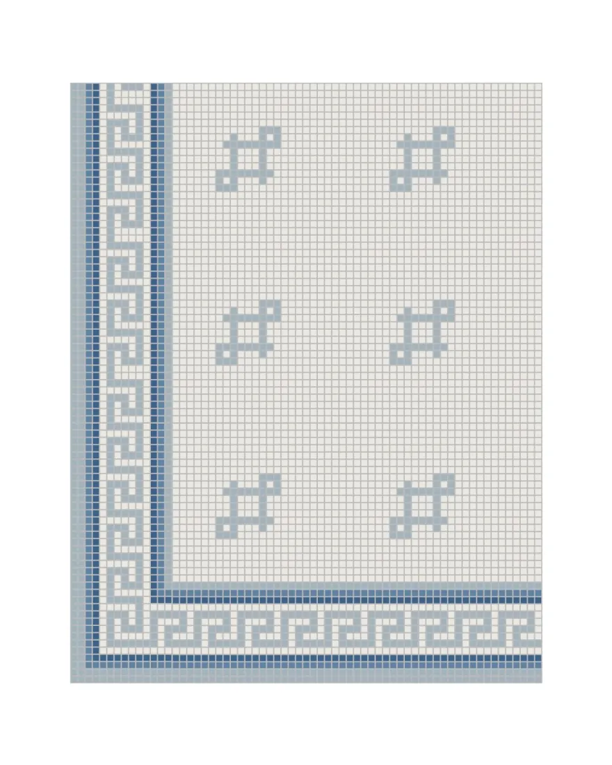 Klinkerfris - Mosaik Regent Blå