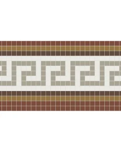 Klinkerfris - Mosaik Regent Röd