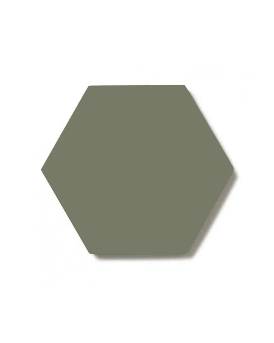 Klinker - Hexagon 10 x 10 cm Australia green
