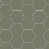 Klinker - Hexagon 15 x 15 cm Australian green