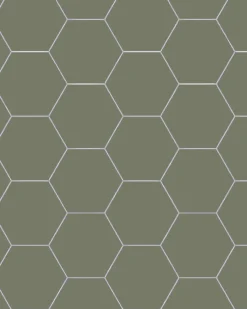 Klinker - Hexagon 15 x 15 cm Australian green