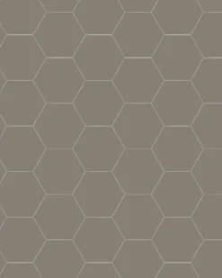 Klinker - Hexagon 10 x 10 cm grå