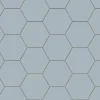 Klinker - Hexagon 15 x 15 cm gråblå