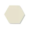 Klinker - Hexagon 10 x 10 cm gulvit