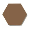 Klinker - Hexagon 15 x 15 cm havana