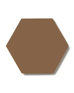 Klinker - Hexagon 15 x 15 cm havana