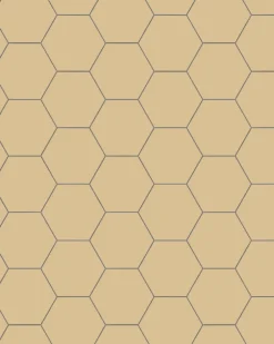 Klinker - Hexagon 10 x 10 cm honung