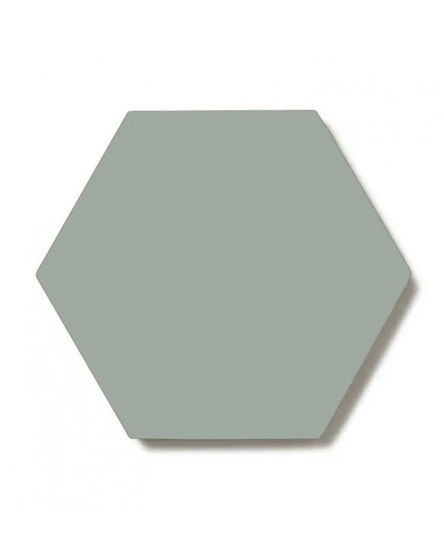 Klinker - Hexagon 15 x 15 cm ljusgrön