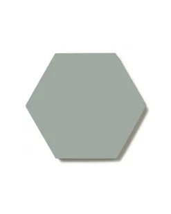 Klinker - Hexagon 10 x 10 cm ljusgrön