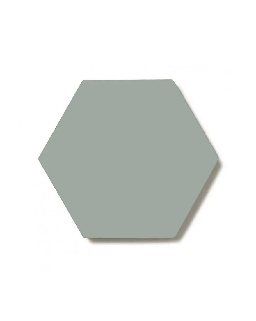 Klinker - Hexagon 10 x 10 cm ljusgrön
