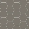 Klinker - Hexagon 15 x 15 cm mörkgrå
