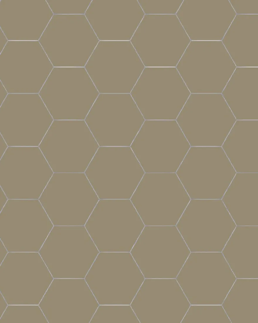 Klinker - Hexagon 10 x 10 cm mullvadsgrå