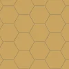 Klinker - Hexagon 15 x 15 cm ockragul