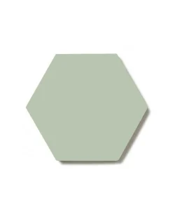 Klinker - Hexagon 10 x 10 cm pistasch