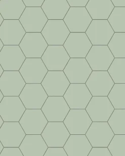 Klinker - Hexagon 10 x 10 cm pistasch