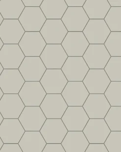 Klinker - Hexagon 10 x 10 cm pärlgrå