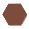 Klinker - Hexagon 15 x 15 cm röd