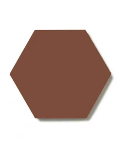 Klinker - Hexagon 15 x 15 cm röd