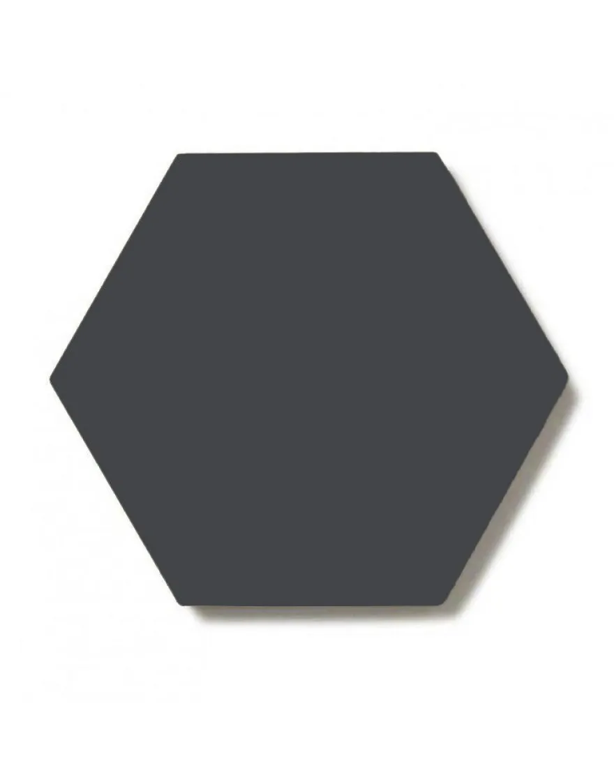 Klinker - Hexagon 15 x 15 cm svart