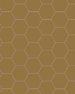 Klinker - Hexagon 10 x 10 cm toffee