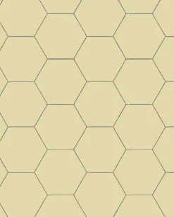 Klinker - Hexagon 15 x 15 cm vaniljgul