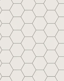 Klinker - Hexagon 10 x 10 cm vit