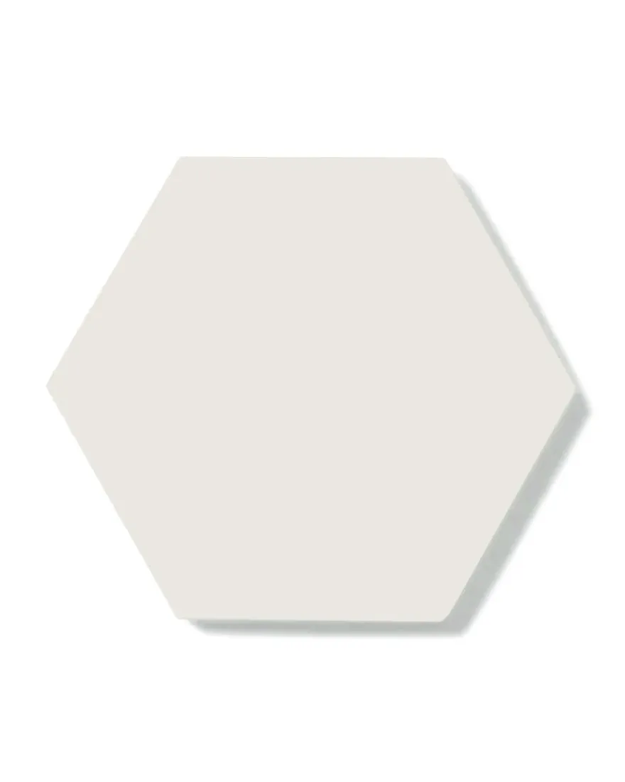 Klinker - Hexagon 15 x 15 cm vit