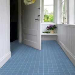 Klinker - Kvadrat 10 x 10 cm blå