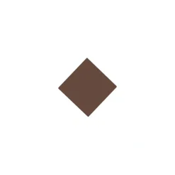 Klinker - Kvadrat 3,5 x 3,5 cm chokladbrun