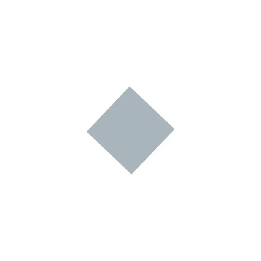 Klinker - Kvadrat 3,5 x 3,5 cm gråblå