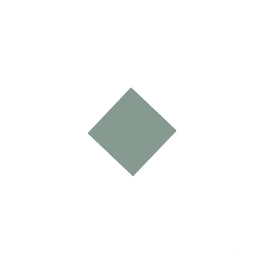 Klinker - Kvadrat 3,5 x 3,5 cm grön