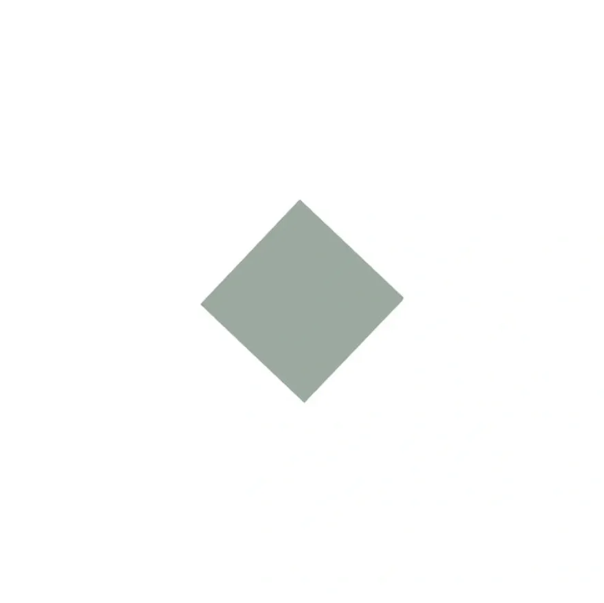 Klinker - Kvadrat 3,5 x 3,5 cm ljusgrön