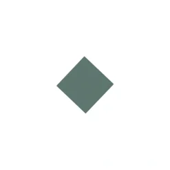 Klinker - Kvadrat 3,5 x 3,5 cm mörkgrön