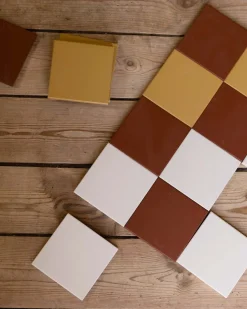 Klinker - Kvadrat 10 x 10 cm röd