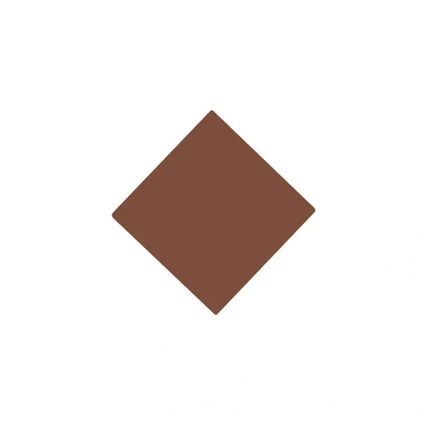 Klinker - Kvadrat 5 x 5 cm röd