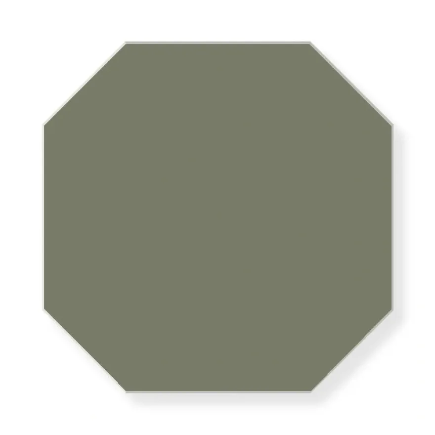 Klinker - Oktagon 15 x 15 cm Australia green